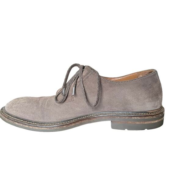Aquatalia Men\'s Suede Leather Oxford Derby Taupe Brown Dress Shoes Size 11 main image 6